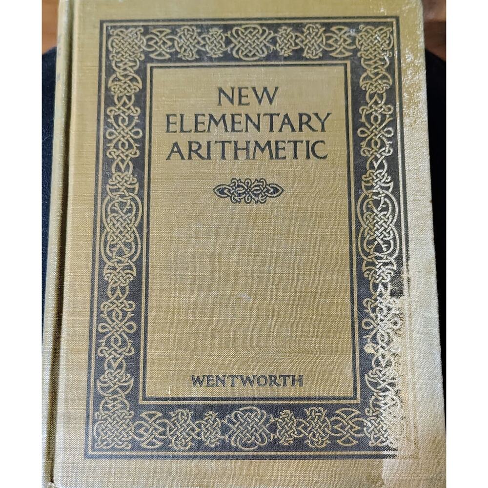 1907 Antique New Elementary Arithmetic George Wentworth Ginn Specimen Review